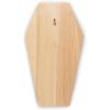 PICNIC TIME Coffin Serving Board, Novelty Charcuterie Board, Coffin-Inspired Durable Wood Serving Platter and Charcuterie Set with Hole for Wall Mounting, Stylish Spooky Piece Wall Decor (Parawood)