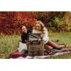 PICNIC TIME Weekender 6 Bottle Insulated Wine Bag with Trolley, Padded Wine Cooler Bag for Travel, Portable Water-Resistant Bag with Removable Interior Bottle Divider (Khaki Green & Brown Accents)