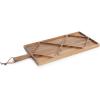 PICNIC TIME Grazing Sectioned Charcuterie Serving Board, Wooden Cheese Serving Tray, Compartment Appetizer Platter with Handle, (Acacia Wood)