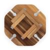 Picnic TIME Mesavino Wine Picnic Table for Charcuterie, Portable Charcuterie Board Folding Tray Table with 4 Wine Glasses Holder, Made of Beautiful Acacia Wood with Carved-Out Sections (Acacia Wood)
