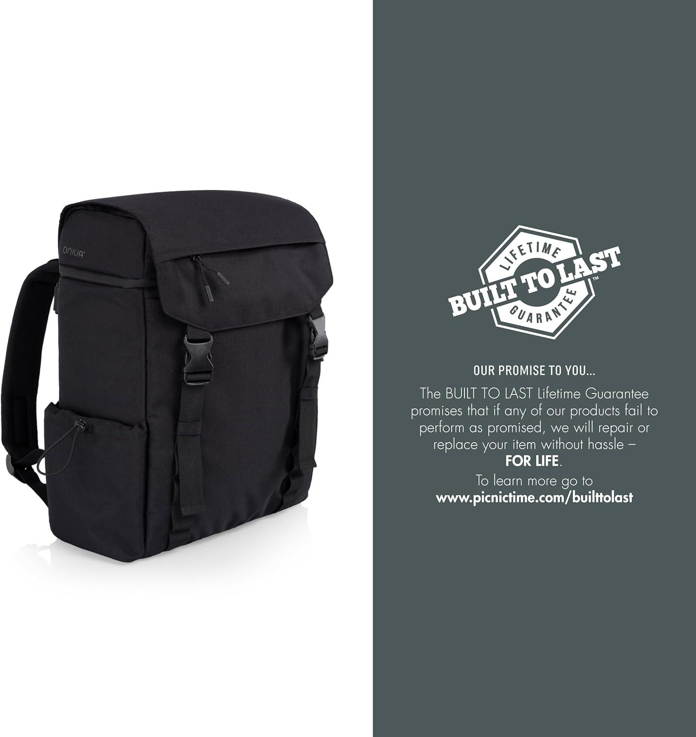 image:imagePICNIC TIME Turismo 20 Travel Backpack Cooler with Superior Cooling amp Capacity Modern Backpack Cooler Fully Insulated Hiking and Outdoor Lunch Bag with Water Resistant Interior and Pockets Black