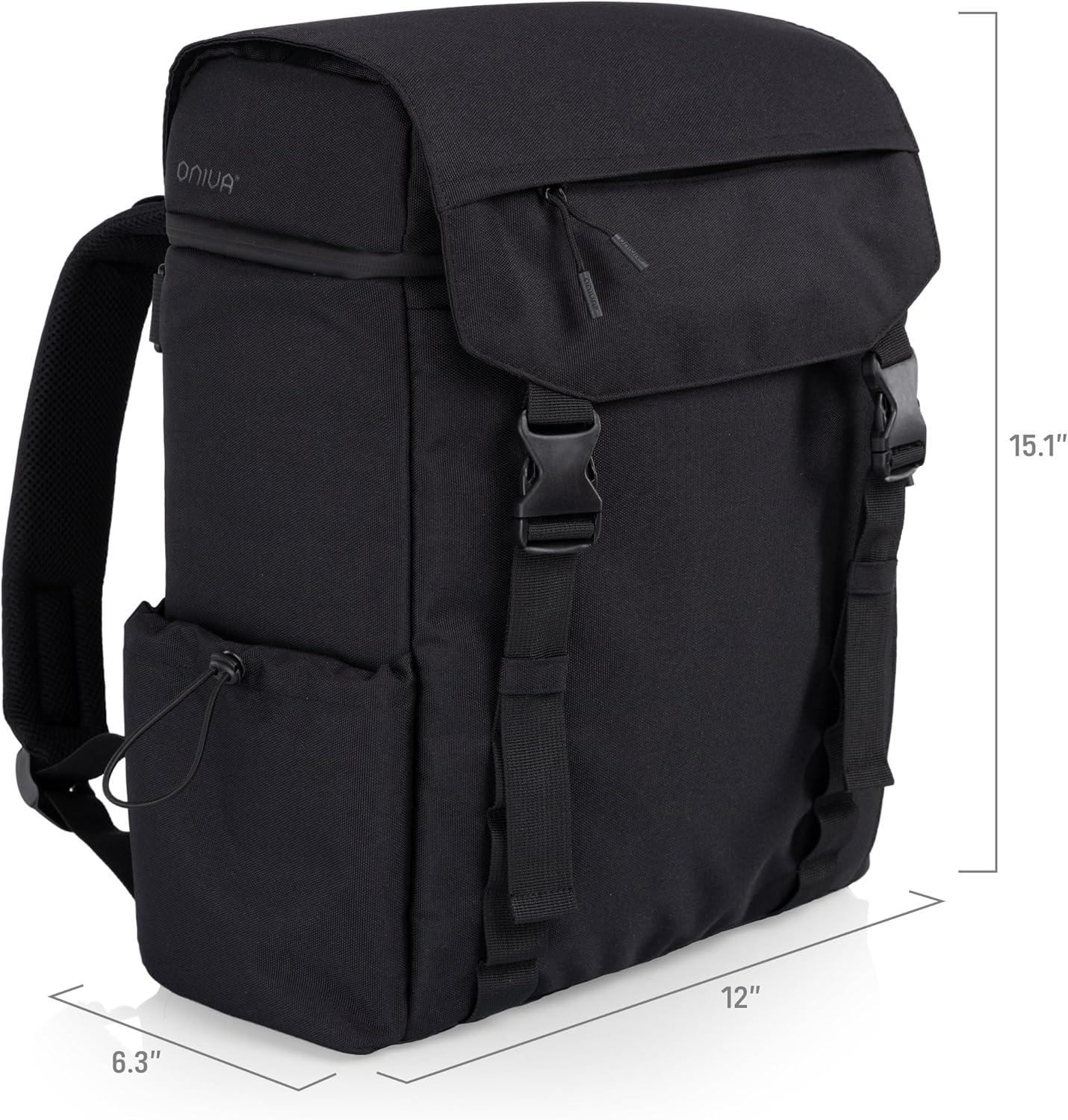 image:imagePICNIC TIME Turismo 20 Travel Backpack Cooler with Superior Cooling amp Capacity Modern Backpack Cooler Fully Insulated Hiking and Outdoor Lunch Bag with Water Resistant Interior and Pockets Black