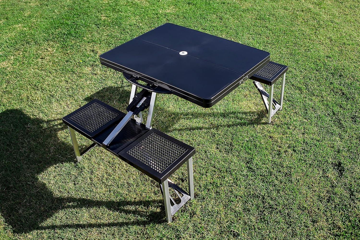 image:imagePICNIC TIME NFL Portable Soft Top Travel Table BlackLos Angeles Chargers