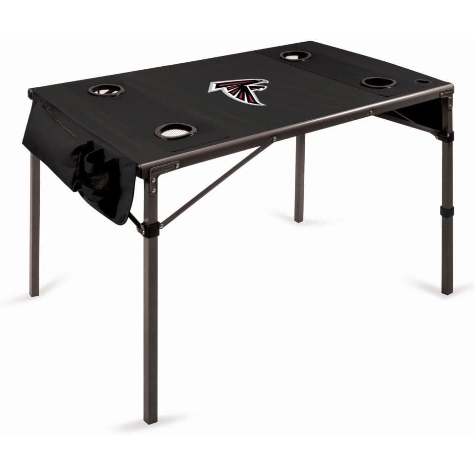 image:imagePICNIC TIME NFL Portable Soft Top Travel Table BlackAtlanta Falcons