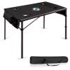 PICNIC TIME NFL Portable Soft Top Travel Table, Black(Miami Dolphins)