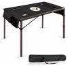 PICNIC TIME NFL Portable Soft Top Travel Table, Black(Pittsburgh Steelers)