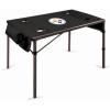 PICNIC TIME NFL Portable Soft Top Travel Table, Black(Pittsburgh Steelers)