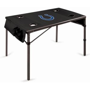 PICNIC TIME NFL Portable Soft Top Travel Table, Black(Indianapolis Colts)