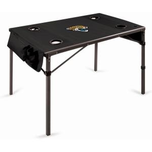 PICNIC TIME NFL Portable Soft Top Travel Table, Black(Jacksonville Jaguars)