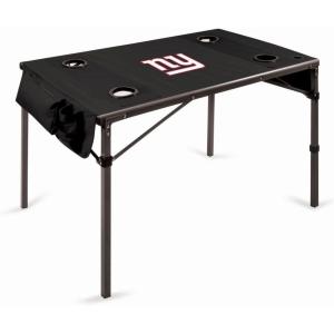 PICNIC TIME NFL Portable Soft Top Travel Table, Black(New York Giants)