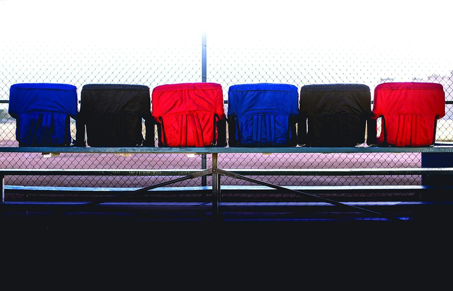 image:imagePICNIC TIME Disney Minnie Mouse Ventura Reclining Stadium Seat with Back Support Bleacher Seat Beach Floor Chair Red Disney Minnie Mouse Red 20 x 2 x 32Star Wars R2d2 Navy Blue