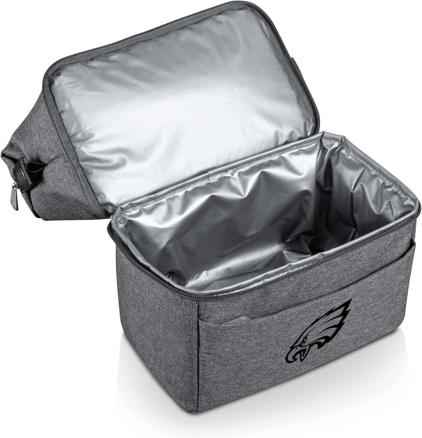 image:imagePICNIC TIME NFL Arizona Cardinals Urban Lunch Bag Cooler Lunch Tote Insulated Lunch Bag Gray with Black Accents