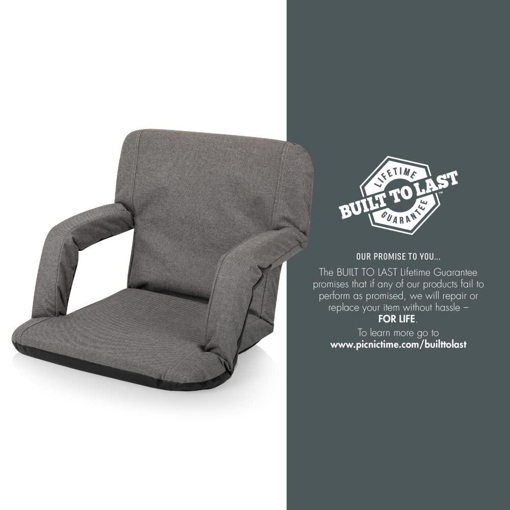 image:imagePICNIC TIME Red Atlanta Falcons Ventura Seat Portable Recliner ChairOne Size618001000242Heathered Gray