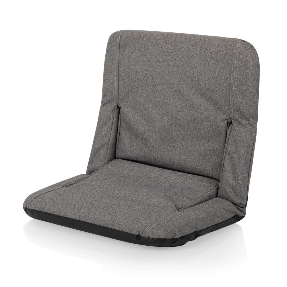 image:imagePicnic TIME NFL Baltimore Ravens Ventura Reclining Stadium Seat with Back Support Bleacher Seat Beach Floor Chair Heathered GrayHeathered Gray