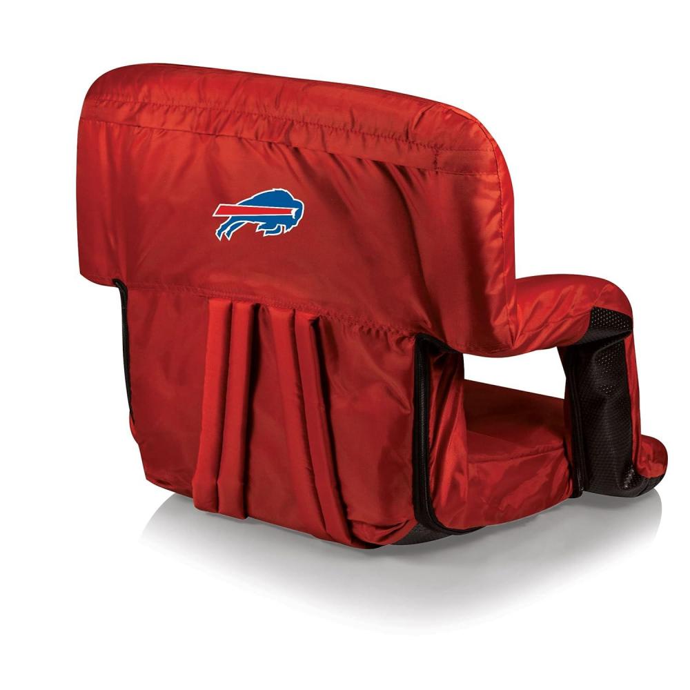 image:imagePICNIC TIME Black Atlanta Falcons Ventura Seat Portable Recliner ChairOne Size618001790242Buffalo Bills Red