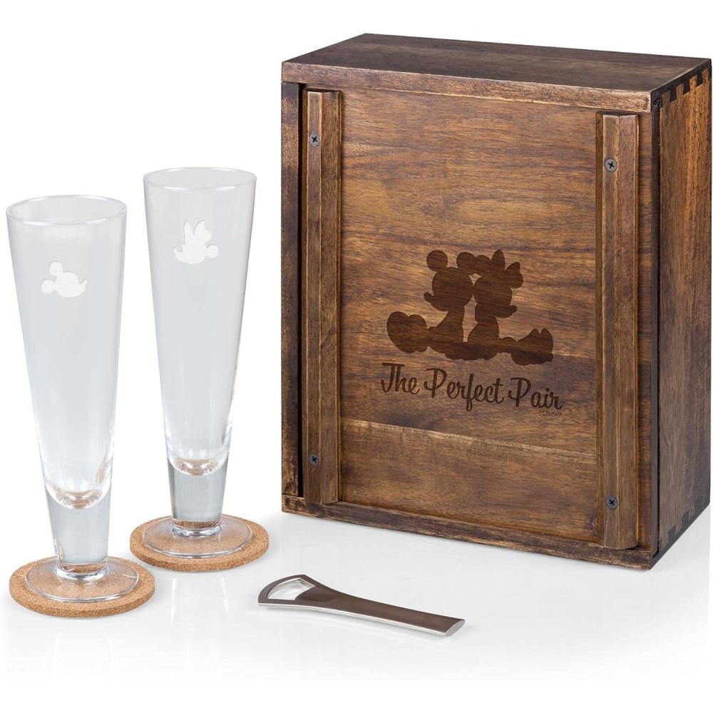 image:imagePICNIC TIME Disney Nightmare Before Christmas Jack amp Sally Drinking Glasses Gift Set Nightmare Before Christmas Gifts Acacia WoodDisney Mickey  Minnie Mouse  Acacia Wood