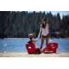 PICNIC TIME Disney Minnie Mouse Ventura Reclining Stadium Seat with Back Support, Bleacher Seat, Beach Floor Chair, (Red), Disney Minnie Mouse – Red, 20 x 2 x 32((Disney Mickey Mouse – Red))