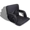 PICNIC TIME Disney Minnie Mouse Ventura Reclining Stadium Seat with Back Support, Bleacher Seat, Beach Floor Chair, (Red), Disney Minnie Mouse – Red, 20 x 2 x 32((Star Wars Darth Vader – Black))