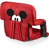 PICNIC TIME Disney Minnie Mouse Ventura Reclining Stadium Seat with Back Support, Bleacher Seat, Beach Floor Chair, (Red), Disney Minnie Mouse – Red, 20 x 2 x 32((Disney Mickey Mouse – Red))