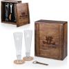 PICNIC TIME Disney Nightmare Before Christmas Jack & Sally Drinking Glasses Gift Set, Nightmare Before Christmas Gifts, (Acacia Wood)(Disney Mickey & Minnie Mouse – Acacia Wood)