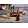 PICNIC TIME NFL Atlanta Falcons Sidecar 5-Piece Bar Tool Kit with Stand, Mixology Bartender and Travel Set with Cocktail Accessories, (Acacia Wood)