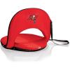 NFL Carolina Panthers Digital Print Oniva Seat, One Size, Black(Tampa Bay Buccaneers  Red)