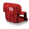 PICNIC TIME Black Atlanta Falcons Ventura Seat Portable Recliner Chair,One Size,618-00-179-024-2(New York Giants  Red)