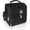 PICNIC TIME Black Carolina Panthers Pranzo Lunch Tote