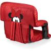PICNIC TIME Disney Minnie Mouse Ventura Reclining Stadium Seat with Back Support, Bleacher Seat, Beach Floor Chair, (Red), Disney Minnie Mouse – Red, 20 x 2 x 32(Disney Minnie Mouse – Red)