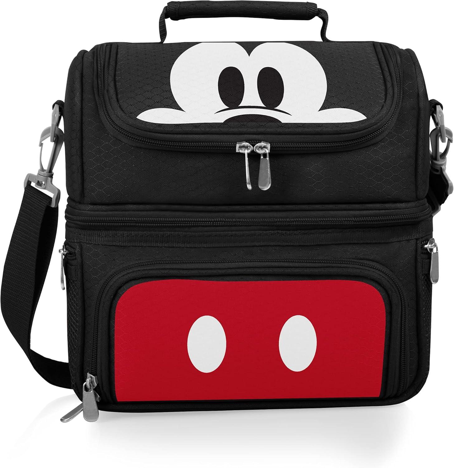 image:imagePICNIC TIME Disney Nightmare Before Christmas Jack Pranzo Lunch Bag Insulated Lunch Box with Utensil Set Lunch Cooler Bag BlackDisney Mickey Mouse Black