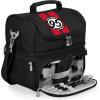 PICNIC TIME Disney Nightmare Before Christmas Jack Pranzo Lunch Bag, Insulated Lunch Box with Utensil Set, Lunch Cooler Bag, (Black)(Disney Pixar Cars Lightning McQueen – Black)