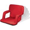 NCAA Alabama Crimson Tide Ventura Portable Reclining Seat, Black