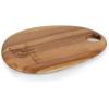 PICNIC TIME Disney Little Mermaid Pebble Serving Board, Ariel Inspired Acacia Wood Charcuterie and Cheese Board with Hanging Cutout for Entertaining and Display (Natural Brown)