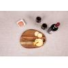 PICNIC TIME Disney Little Mermaid Pebble Serving Board, Ariel Inspired Acacia Wood Charcuterie and Cheese Board with Hanging Cutout for Entertaining and Display (Natural Brown)