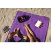 PICNIC TIME Disney Princess Snow White Evil Queen Blanket Tote Outdoor Picnic Blanket, Beach Blanket, Camping Blanket, (Purple with Black Flap)