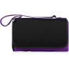 PICNIC TIME Disney Princess Snow White Evil Queen Blanket Tote Outdoor Picnic Blanket, Beach Blanket, Camping Blanket, (Purple with Black Flap)