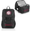 PICNIC TIME NCAA Alabama Crimson Tide Tarana Backpack Cooler Made with Recycled Material, Soft Cooler Backpack, Upcycled Cooler Bag, (Carbon Black)