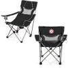 Picnic TIME NCAA Alabama Crimson Tide Campsite Camping Chair, Picnic Chair, Outdoor Folding Chair with Carry Bag, Beach Chair, (Black with Gray Accents)(Alabama Crimson Tide)