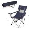 Picnic TIME NCAA Alabama Crimson Tide Campsite Camping Chair, Picnic Chair, Outdoor Folding Chair with Carry Bag, Beach Chair, (Black with Gray Accents)(Georgia Tech Yellow Jackets)