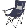 Picnic TIME NCAA Alabama Crimson Tide Campsite Camping Chair, Picnic Chair, Outdoor Folding Chair with Carry Bag, Beach Chair, (Black with Gray Accents)(Georgia Tech Yellow Jackets)