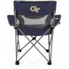 Picnic TIME NCAA Alabama Crimson Tide Campsite Camping Chair, Picnic Chair, Outdoor Folding Chair with Carry Bag, Beach Chair, (Black with Gray Accents)(Georgia Tech Yellow Jackets)