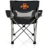 Picnic TIME NCAA Alabama Crimson Tide Campsite Camping Chair, Picnic Chair, Outdoor Folding Chair with Carry Bag, Beach Chair, (Black with Gray Accents)(Iowa State Cyclones)