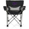 Picnic TIME NCAA Alabama Crimson Tide Campsite Camping Chair, Picnic Chair, Outdoor Folding Chair with Carry Bag, Beach Chair, (Black with Gray Accents)(Kansas State Wildcats)