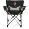 Picnic TIME NCAA Alabama Crimson Tide Campsite Camping Chair, Picnic Chair, Outdoor Folding Chair with Carry Bag, Beach Chair, (Black with Gray Accents)(Stanford Cardinal)