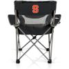 Picnic TIME NCAA Alabama Crimson Tide Campsite Camping Chair, Picnic Chair, Outdoor Folding Chair with Carry Bag, Beach Chair, (Black with Gray Accents)(Syracuse Orange)