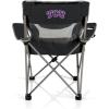 Picnic TIME NCAA Alabama Crimson Tide Campsite Camping Chair, Picnic Chair, Outdoor Folding Chair with Carry Bag, Beach Chair, (Black with Gray Accents)(TCU Horned Frogs)