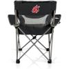 Picnic TIME NCAA Alabama Crimson Tide Campsite Camping Chair, Picnic Chair, Outdoor Folding Chair with Carry Bag, Beach Chair, (Black with Gray Accents)(Washington State Cougars)