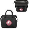 Picnic TIME NCAA Alabama Crimson Tide On The Go Lunch Bag Cooler, Soft Cooler Lunch Box, Insulated Lunch Bag, (Black)