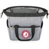 Picnic TIME NCAA Alabama Crimson Tide On The Go Lunch Bag Cooler, Soft Cooler Lunch Box, Insulated Lunch Bag, (Heathered Gray)