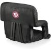 NCAA Alabama Crimson Tide Ventura Portable Reclining Seat, Black